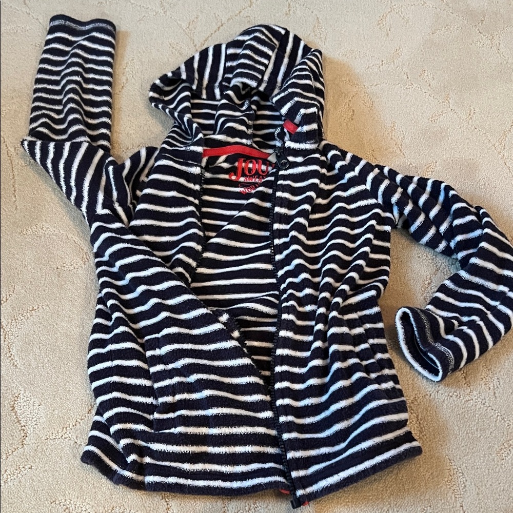Joules Terry Girls Zip Up Hoodie 7/8